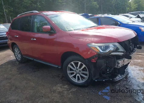 2017 Nissan Pathfinder Sv z USA, uszkodzony, nr VIN 5N1DR2MN4HC673145